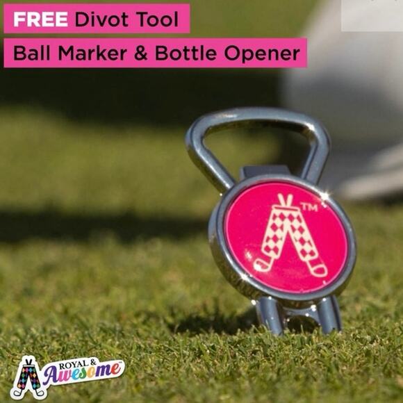 Royal and Awesome Golf Pant Size 40 x 34 NWT Bright Blue Solid Free Multitool - Picture 12 of 16